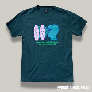 Brain Dead Brain Vision Forest Green T-shirt, Size S (unisex)